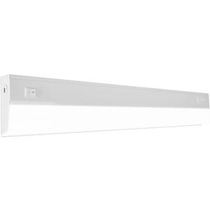 24 LED Direct Wire Under Cabinet Light with On/Off Switch - Dimmable LED Lights for Kitchen - Selectable CCT 2700K-5000K, 612-648 Lumens, 9W - UCB Hardwired Under Cabinet Lighting by NICOR Lighting