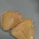 Double Sided Sticky Bra Push Up, Invisible Bra Pad Inserts for Large Breasts, Adhesive Bra for Bikini Swimsuit (Beige, Large)