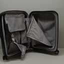 Traveler's Choice Pagosa Indestructible Hardshell Expandable Spinner Luggage, Black, 22-Inch Carry-on