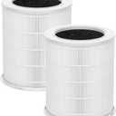 AP401 AP402 Replacement Filter for Dayette AP401 AP402 and JOWSET AP402 AP403 Air Purifier, 4 IN 1, H14 True HEPA Filter with High-efficiency Activated Carbon Filter and Pre-filter, 2 Pack