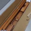 A-Frame Wooden Display Easel, Lyre Beechwood Studio Easel Stand, Brown, 90 inches
