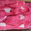 Jecery 5 Pack Spa Robes Set for Party Gift Sleepover Slumber Birthday Party Squad Robe DIY Silk Satin Bathrobes with Headband, Size 10 (Pink)