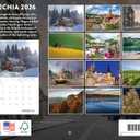 Czech Republic Calendar 2026 Czechia Monthly Wall Calender | American Made In The USA