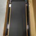 Treadmill Walking Pad with 15% Incline/Handle Bar/2 LED Display, 3.5HP Portable Treadmills for Home Small, Foldable Walking Pad Treadmill 350+lb Capacity, Smart App, 4 Adjustable Incline, RGB Light