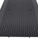 Aluminum Threshold Strip - Exterior Door Threshold for Doorways & Commercial Use - Aluminum Door Sill - ADA Wheelchair Compliance - Black Anodize 8" Wide by 48" Long.