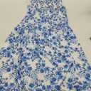 Shein Dress M Blue And White