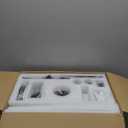 62 Inch Ceiling Fans with Lights, Large Low Profile Flush Mount Ceiling Fan with Remote Control, 8 Blades Double Sided, Reversible DC Motor, Silent Timing, Brown Indoor Outdoor Ceiling Fan