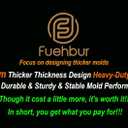 5 x 300+ Design Optional Fuehbur Senior 2025 Car-Freshie Silicone Aroma Bead Candle Soap Mould, Oven Safe