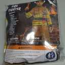 Spooktacular Creations Halloween Firefighter Costume for Kids, Brown Firefighter Roleplay Accessories for Toddler Party (S)