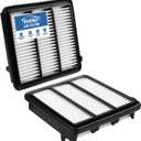 2PCS Engine Air Filter Fit for 2023-2025 2026 Honda CR-V CRV, 2022-2025 2026 Civic, 2023-2025 2026 Accord 2023 (All Fit L4 1.5L, Not Hybrid) Engine Filter Automotive Accessories# 1722064AA00