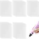 20Pcs 3D Pen Mat - Transparent Tracing Board for 3D Printing Pens, 7.87" x 5.7" 3D Pen Mat Clear, Heat-Resistant, Smooth Non-Stick Reusable Surface for 3D Art