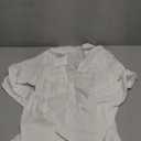 Women Slim Fit Button Down Striped Shirt Long Sleeve Fitted Button Up Shirt Vintage Y2K Pinstripe Collared Blouse, M