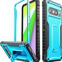 FITO for Google Pixel 8 Pro Case, Dual Layer Shockproof Heavy Duty Phone Case Built-in Kickstand for Google Pixel 8 Pro Phone (Blue)