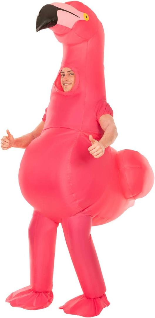 Morph Inflatable Flamingo Costume Adult, Flamingo Inflatable Costume, Blow Up Flamingo Costume, Flamingo Blow Up Costume, Adult Inflatable Costume