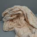 BEDELITE Fleece Throw Blanket for Couch - 300GSM Soft & Warm Fluffy Blush Sand Blanket, Decorative and Giftable Striped Blankets for Women, Men, 50"x60"