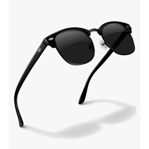 livho Rimless Trendy Polarized Sunglasses Men Women, Retro Sun Glasses for Men Women 2025, Semi Rimless UV Protection Shades