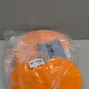 SUT 60 PCS Orange Plastic Plate, Plastic Plates Include 30PCS 10 inch Dinner Plates and 30 PCS 7 inch Dessert Plates, Disposable Plate for Party