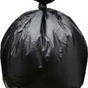 Top Knot Bags 45 Gallon Garbage Trash Bag 40X46" 1.5 Mil Black 100 Count Can Liner Bulk 40 Gallon 41 Gallon 42 Gallon 43 Gallon 44 Gallon Made in USA