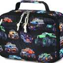 CAMTOP Kids Lunch Box Boys Girls Insulated Lunch Cooler Bag Reusable Lunch Tote Kit for School Travel(Off-Road Vehicle)