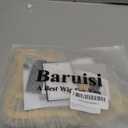 Baruisi Men Wigs Short White Wig Synthetic Heat Resistant Natural Halloween Cosplay Hair