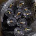 Brightown Outdoor String Lights 25FT G40 Globe Patio Lights with 27 Edison Glass Bulbs(2 Spare), Waterproof Connectable Hanging Light for Backyard Porch Balcony Party Decor, E12 Socket Base, Black