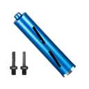 SALI Diamond Core Drill Bits 2" Diameter 10"/254mm Drilling Depth 5/8-11" Thread Core Bit Turbo Laser-Welded Segments for Cured Concrete with, Brick, Block, Masonry, with Two Adapters
