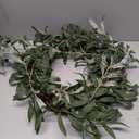 Olive Wreath 21" Green Traditional Plastic