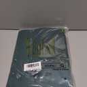 KOUFALL Short Green Christmas Curtains for Kitchen Bathroom Window,Sheer Linen Decorative Curtains for Bedroom (36"W x 45"L (Pack of 2))