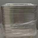 PLASTICPRO Aluminum Pans 10 Pack Disposable Cookie Sheets 13 x 17 Baking Pans Premium Quality Heavy Duty Sheet Pans
