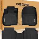 OEDRO Floor Mats Fit for Honda CR-V 2017-2022, TPE All Weather CRV Car Mats TPE Accessories, 1st and 2nd Row: Front, Rear, Full Set Liners, Black