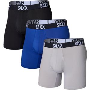 SAXX Underwear Co. Men's Core Performance Mesh Boxer Brief 3-Pack (S)