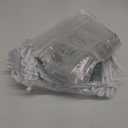 16 Pieces Clear Zippered Storage Bags, Plastic Blankets Storage Bags with Zipper and Label Clothing Organizer for Sweater Bed Sheet Quilt Clothes Pillow (13.8 x 11.4 x 3.2 Inch)