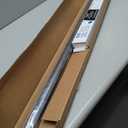 BlastHome Non-Adjustable Luxury Curtain Rods for Windows, 1  Rod Set, 4 1/2 foot Fixed Length, Matte Graphite