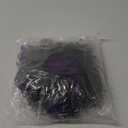 6 Pack Halloween Black Branch Wreaths, 9.8 Inch Handmade Horror Wreath for Front Door, Window, Cabinet Indoor Outdoor Decor with Ribbon