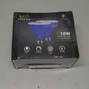 Bluex Bulbs 2 Pack BlueX LED Par38 Flood Blue Light Bulb - 18W (120Watt Equivalent) - Damp Rated Dimmable - E26 Base Red LED Lights