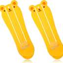 2 Pcs Foot Measurement Device, Kids Shoe Sizer Measuring Devices with CM/INCH Scale Cute Baby Foot Gauge Tool for Household Measurer