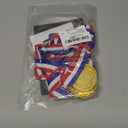 6 Pcs Gold Medals for Awards Adults, 1st Place Metal Award Medals Style Participation Winner Awards for Sports, Party, Tournaments, Prizes, Competitions, 2 Inches