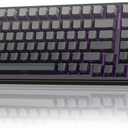 AULA F99 Wireless Mechanical Keyboard,Gasket Structure Hot Swappable Custom Keyboard,RGB Backlit,Creamy Sound,Side Printed PBT Keycaps,2.4GHz/USB-C/BT5.0 Computer Gaming Keyboards, Black