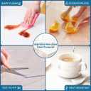 Table Protector Clear PVC Table Pad Table Cover Plastic Desk Mat 22x48 Inch