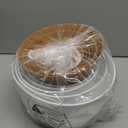 QRRICA Plant Pots 10/9/8/7.5/7 Inch Self Watering Pots, Set of 5 Plastic Planters with Drainage Holes and Saucers,Plastic Flower Pots,Nursery Planting Pot for Indoor Out Door Plants White