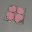 50-Count Heart Shape Compressed Facial Sponges, 100% Natural Cosmetic Spa Sponges for Facial Cleansing for Daily Facial Cleansing, Exfoliating Mask, Makeup Remover. Ideal for Home and Travel. (Pink)