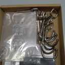 Adhesive Wall Hooks for Hanging - 60lb Heavy Duty Waterproof & Rustproof, Sticky Hooks for Walls No Damage, Kitchen/Bathroom/Rental (Ganchos para Pared) 10-Pack (transparency)