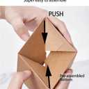 Happyhiram Cupcake Boxes 100 Pcs Bulk Brown Kraft IndividualBox, Single Containers Paper Holders with Inserts and Window for Muffins Cocoa Bombs Packaging Togo Boxes for Birthdays Showers Party Favor