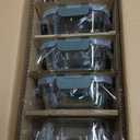 [10-Pack] Glass Meal Prep Containers with Lids, MCIRCO Food Storage Containers with Snap Locking Lids, Airtight Lunch Containers, Microwave, Oven, Freezer and Dishwasher