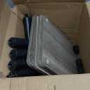 ZHWS Kitchen Countertop Organizer, Bathroom Counter Organizer, Adjustable 3 Tier Corner Shelf with 4 Metal Hooks for Counter Organize, Spice Rack, Makeups, Coffee Station Bookshelf (Rustic Grey) (16.9x16.9x15.3)