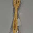 LorisArm 12.5" Spatula, Bamboo Slotted spatula, thick Wooden Kitchen Spatulas Turner, Egg Scraper, Wood Cooking Utensil, Spatulas for Flipping, Serving, Scraping & Turning Pack of 2