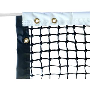 Tennis Net Outdoor Heavy Duty Professional Tennis Court Net Replacement Portable Tennis Net Nylon for Standard Tennis Courts [Includes 2 Fiberglass Dowels], 42' Length, 3.5' Height