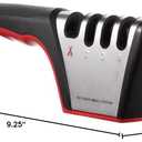 Brigii 4-in-1 Knife Sharpener, Kitchen Knife Accessories for Ceramic Knives, Steel Knives and Scissors, Aiding in Repair, Restoration, and Polishing of Blades