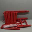 Rocking Rocker - K081RD Durable Red Child’s Wood Porch Rocker/Outdoor Rocking Chair - Indoor or Outdoor - Suitable for 3-7 Years Old