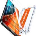 TORRAS 2-Pack for iPhone Air Screen Protector [12Ft Military-Grade Shatterproof] [9H+ Aerospace Tempered Glass] Anti-Scratch Full Coverage Fit (iPhone Air (6.5 inches))